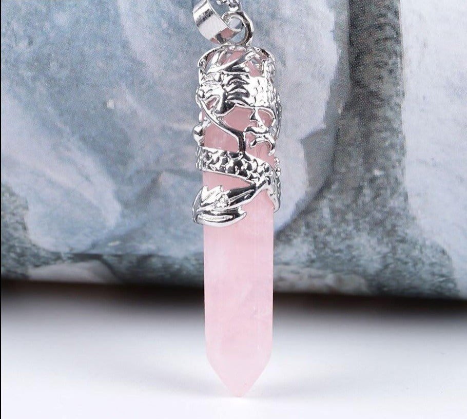 Dragon Necklace Quartz Necklaces 