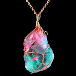 Chakra Rock Pendant Necklace