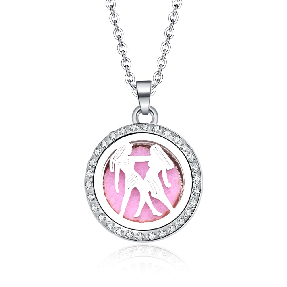 10 styles Aroma locket Necklace