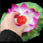 wishing  water floating candle light