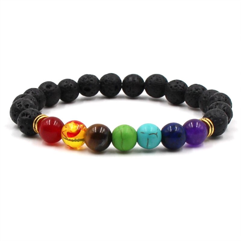 Beads Reiki Buddha Prayer Natural Stone Yoga Bracelet For Women
