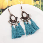 Tassel Earrings  Women Long Fringe Drop Earrings