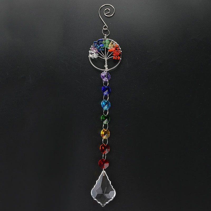 Tree of Life Crystal Prism Ball Sun Catcher