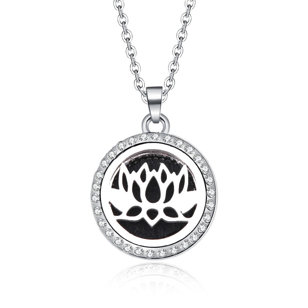 10 styles Aroma locket Necklace