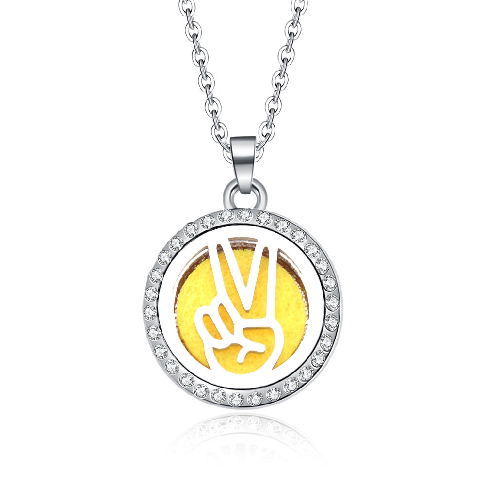10 styles Aroma locket Necklace