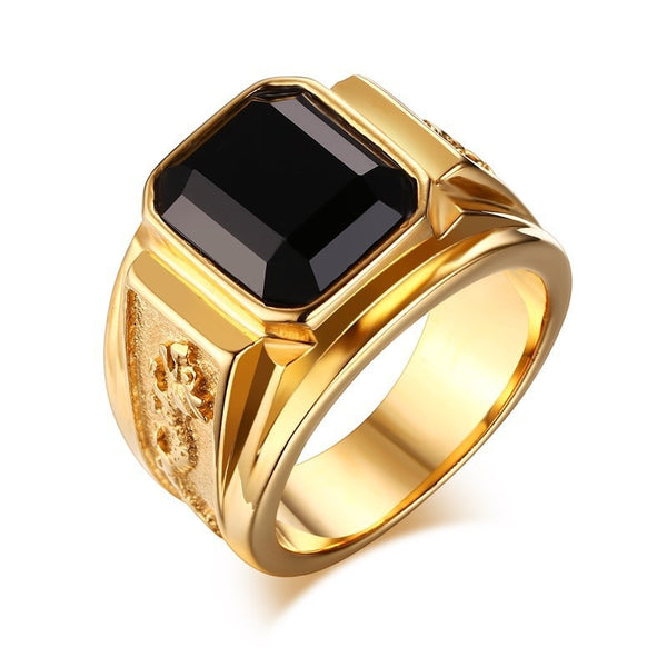 Golden Dragon Gold Color Wedding Ring