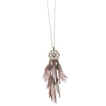 Bohemia Peacock Feather Pendant Necklaces