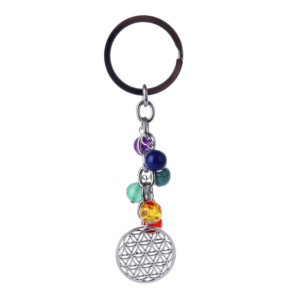 Multicolor Yoga Healing Natural Stone