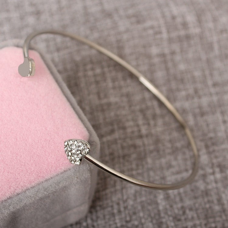 Silver Color Rose Gold Bracele