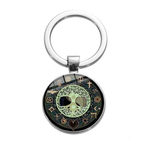 Tree of Life Charm Keychain