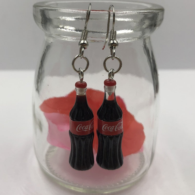 Mineral Water Bottles Earrings