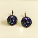 Tarot card earrings religious art picture earring