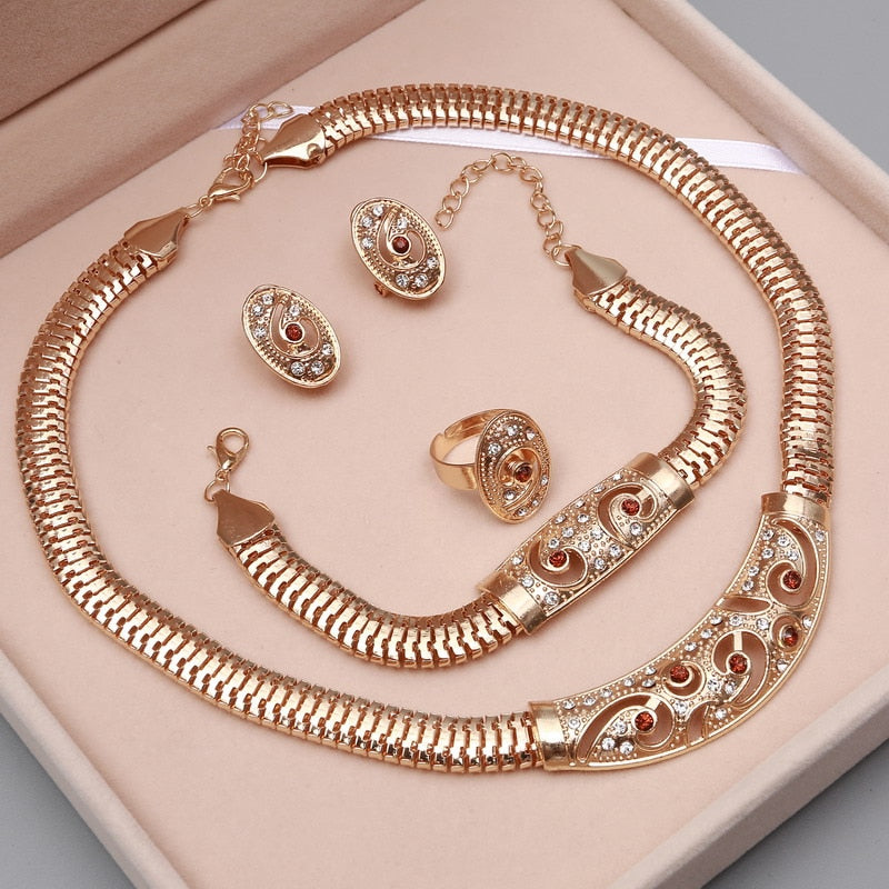 Dubai Gold Jewelry Sets
