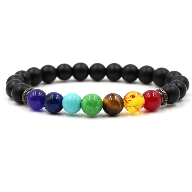 Beads Reiki Buddha Prayer Natural Stone Yoga Bracelet For Women