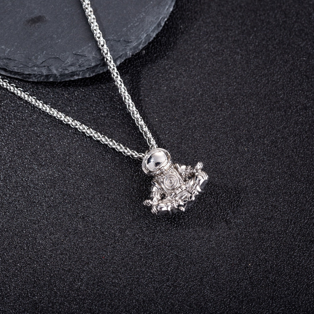 Astronaut Pendant Necklace