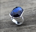 Irregular Crystal Finger Ring