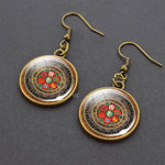 Sacred Geometry Dangle Hook Earrings