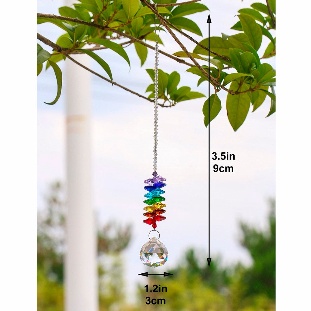 Chakra Crystal Sun catcher