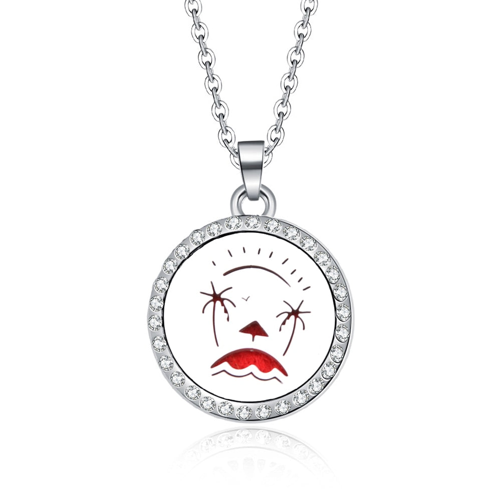 10 styles Aroma locket Necklace