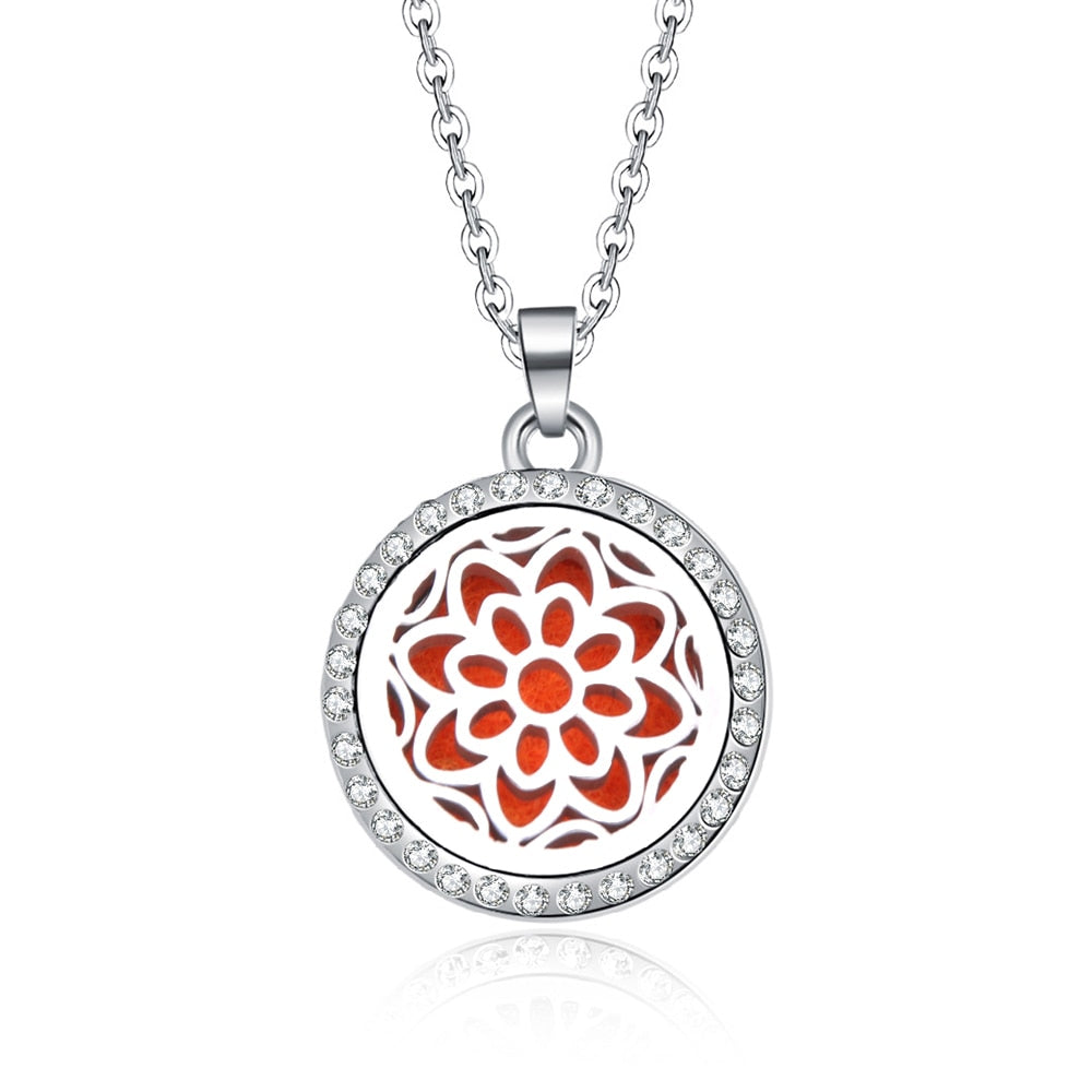 10 styles Aroma locket Necklace