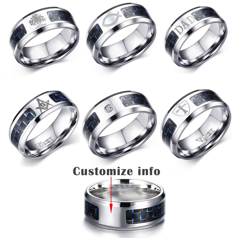 Carbon Fiber Ring For Man