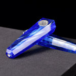 Natural Quartz Crystal Labradorite Stone Smoking Pipe