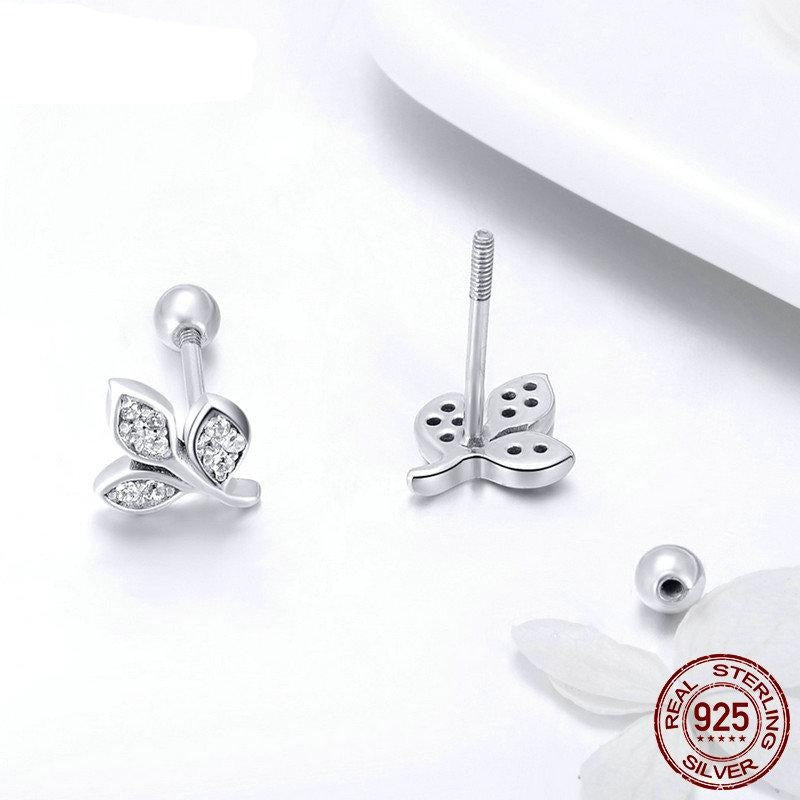 Tree Leaves Stud Earrings