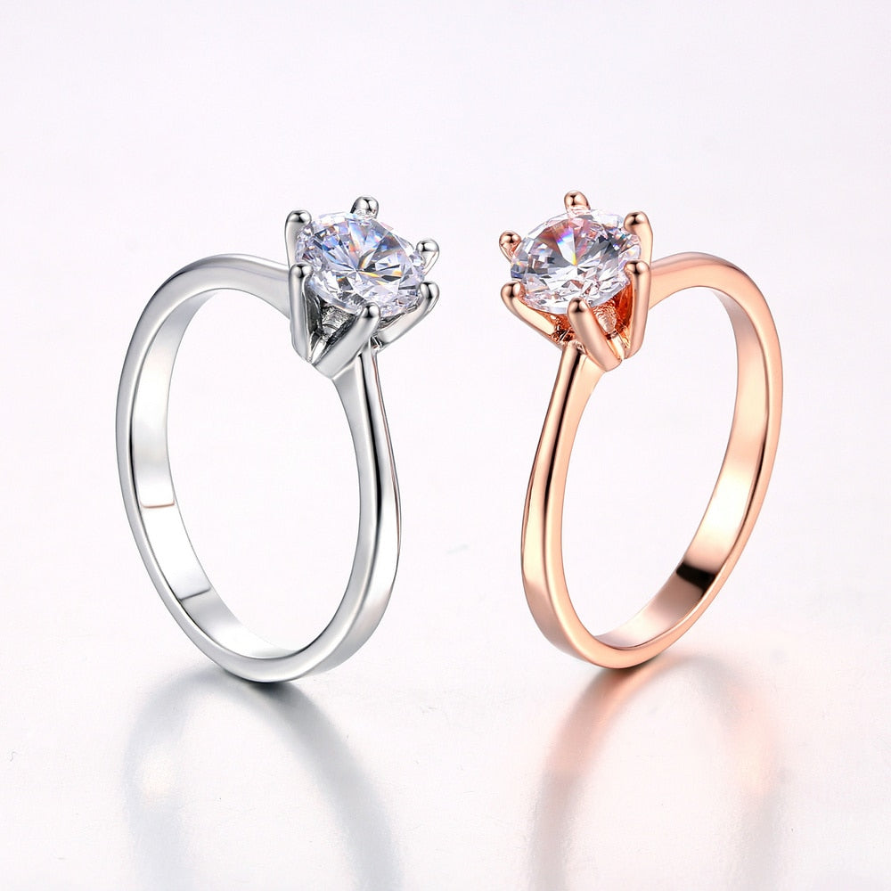 Cubic Zirconia Wedding Finger Rings