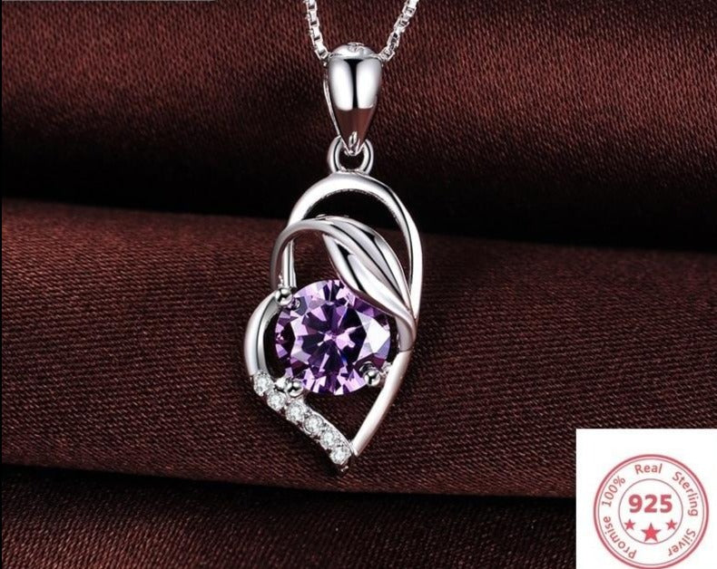 Austrian Heart Pendant Necklace