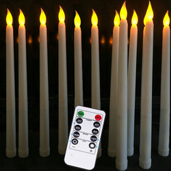  Flickering Remote LED Candles