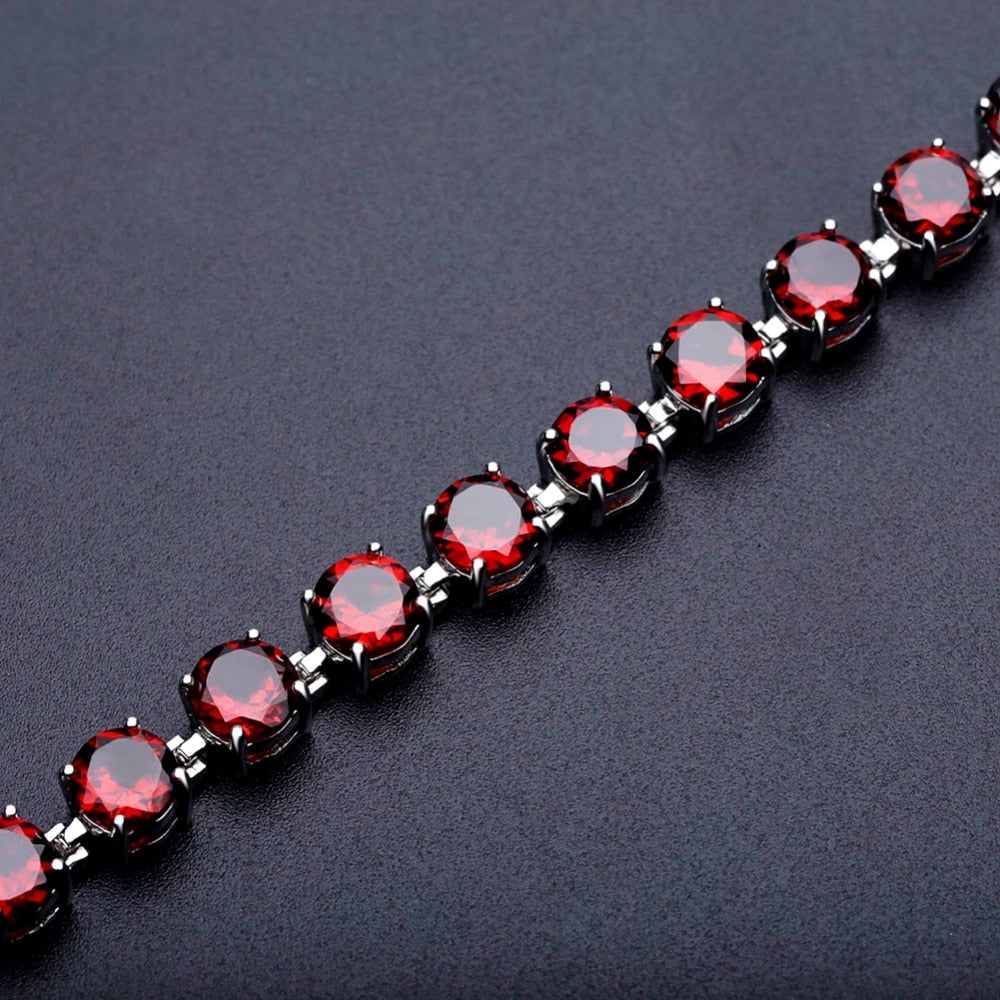 Gemstone Tennis Bracelets