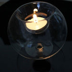 Crystal Glass Candle Holder Romantic Wedding Bar Party Home Decoration