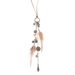 Bohemia Peacock Feather Pendant Necklaces