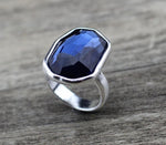 Irregular Crystal Finger Ring