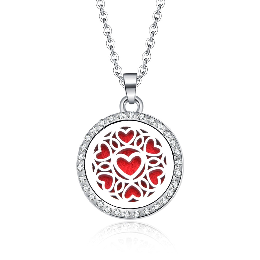 10 styles Aroma locket Necklace