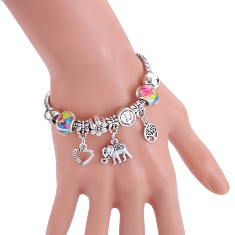 Tree of Life Elephant shape Bracelet
