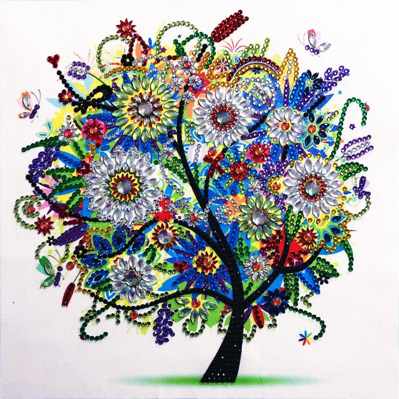 Tree Special Shape Diamond Painting Rhinestone Crystal Diamond Home Decoration