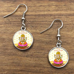 God of Fortune Pendant Hindu Elephant Earrings