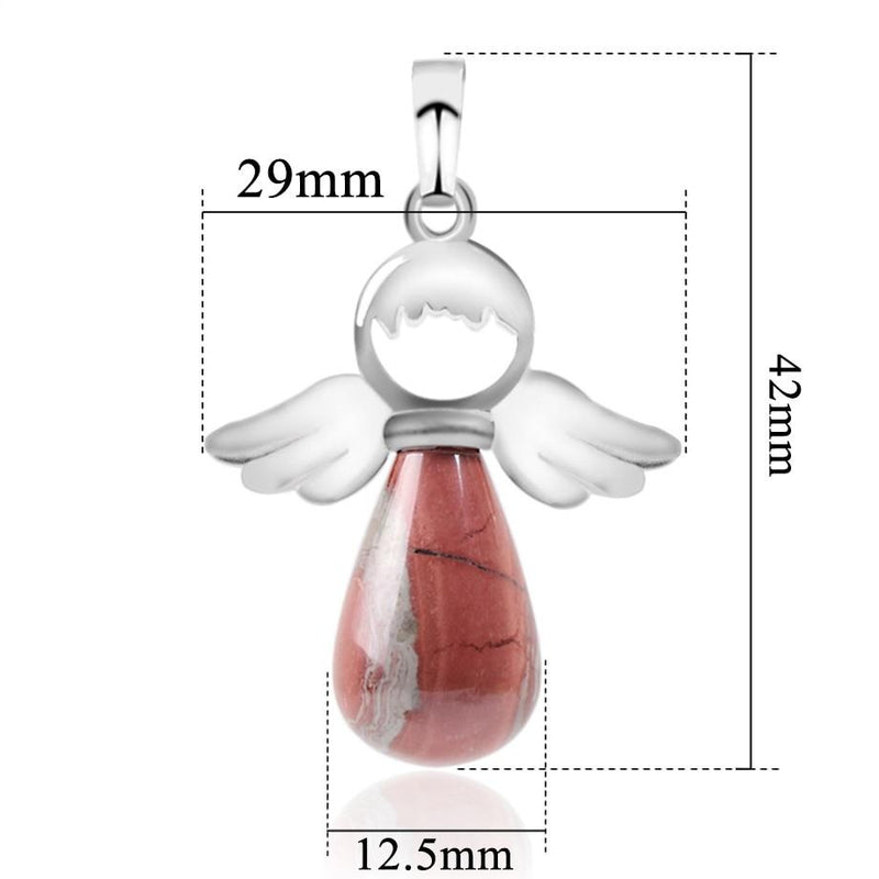 Natural Stones Angels Pendant for Necklace