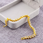 Silver Color Rose Gold Bracele