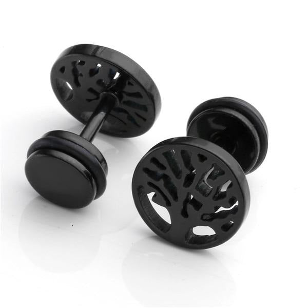 Stainless Steel Tree of Life Stud Earring