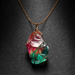 Chakra Rock Pendant Necklace