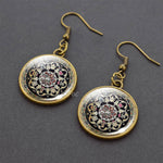 Sacred Geometry Dangle Hook Earrings