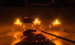 Crystal Glass Candle Holder Romantic Wedding Bar Party Home Decoration