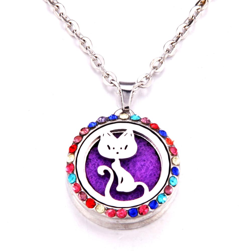 Colored zircon Tree of Life necklace