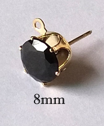 Zircon Crystal Ear Stud
