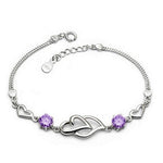 925 sterling silver new heart to heart bracelet