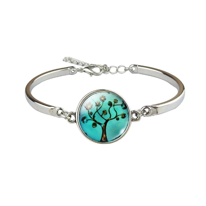 Dome Necklace Bracelet Earrings For Women