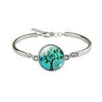 Dome Necklace Bracelet Earrings For Women