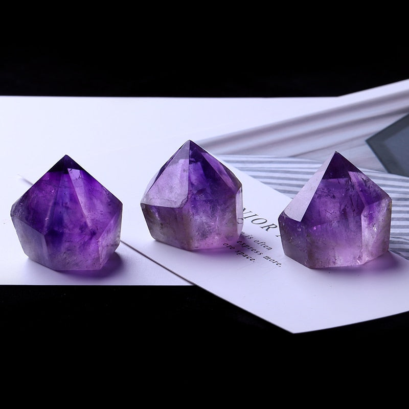Natural Amethyst Wand Quartz Crystal Repair Crystal Stone For Home Decoration